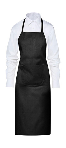 SG ACCESSORIES - BISTRO BUDAPEST Festival Apron with Pocket, Black, One Size bedrucken, Art.-Nr. 909591010