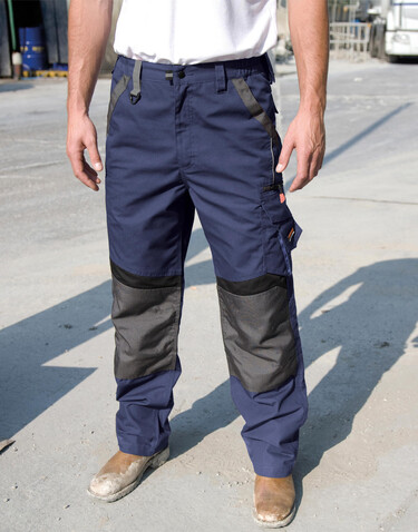 Result Work-Guard Technical Trouser, Grey/Black, 2XL bedrucken, Art.-Nr. 910331486