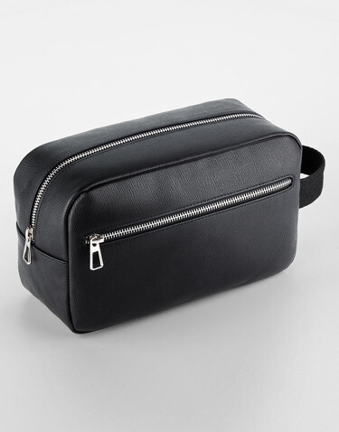Quadra Tailored Luxe Wash Bag, Black, One Size bedrucken, Art.-Nr. 918301010