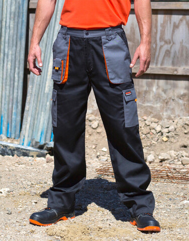 Result LITE Trouser, Royal/Navy/Orange, M bedrucken, Art.-Nr. 918333883