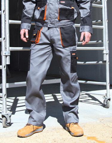 Result LITE Trouser, Royal/Navy/Orange, M bedrucken, Art.-Nr. 918333883