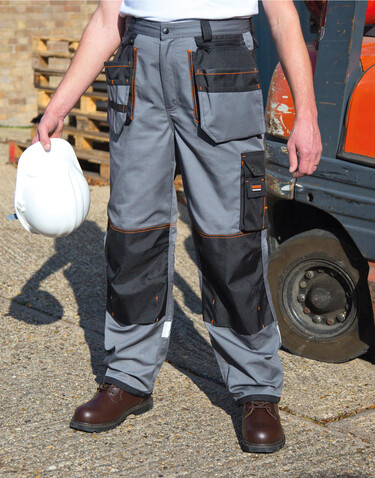 Result X-OVER Heavy Trouser, Grey/Black, L bedrucken, Art.-Nr. 924331484