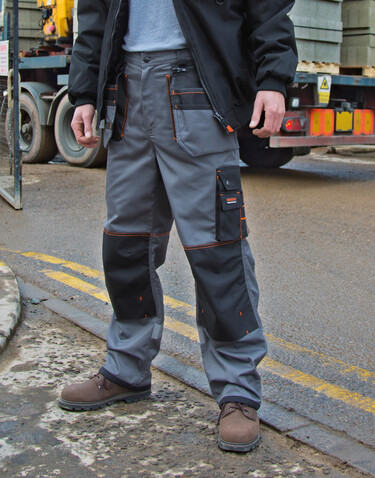 Result X-OVER Heavy Trouser, Grey/Black, L bedrucken, Art.-Nr. 924331484