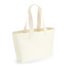 Westford Mill Everyday Canvas Tote, Natural, One Size bedrucken, Art.-Nr. 926280080