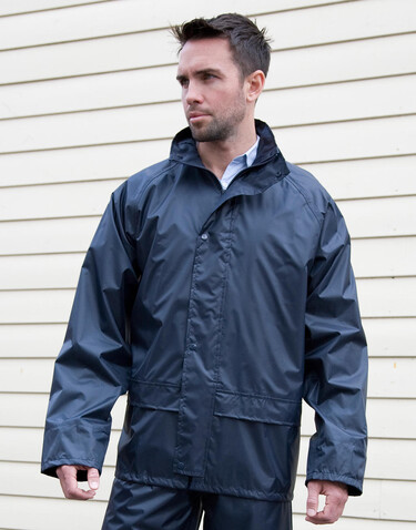 Result StormDri Jacket, Black, 2XL bedrucken, Art.-Nr. 927331017