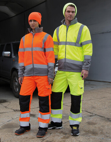 Result Safety Cargo Trouser, Fluorescent Yellow, XL bedrucken, Art.-Nr. 930336056