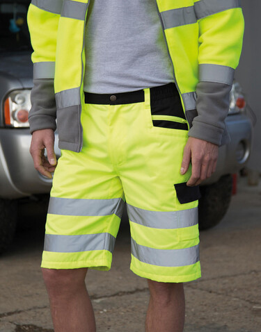 Result Safety Cargo Shorts, Fluorescent Orange, 3XL bedrucken, Art.-Nr. 931334058