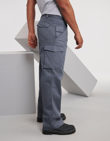 Russell Europe Twill Workwear Trousers length 32, Black, 32&quot; (81cm) bedrucken, Art.-Nr. 932001013