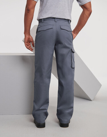 Russell Europe Twill Workwear Trousers length 32, Black, 32&quot; (81cm) bedrucken, Art.-Nr. 932001013