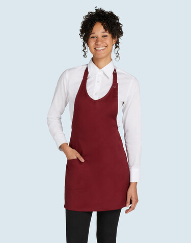 SG ACCESSORIES - BISTRO BERN Women’s Bib Apron, Bottle Green, One Size bedrucken, Art.-Nr. 947595400