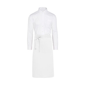 SG ACCESSORIES - BISTRO ROME - Medium Length Bistro Apron with Pocket, White, One Size bedrucken, Art.-Nr. 957590000 SG ACCESSORIES - BISTRO ROME - Medium Length Bistro Apron with Pocket, White, One Size bedrucken, Art.-Nr. 957590000