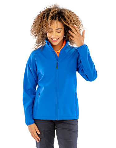 Result Women`s Recycled 2-Layer Printable Softshell Jkt, Black, XS bedrucken, Art.-Nr. 960331012