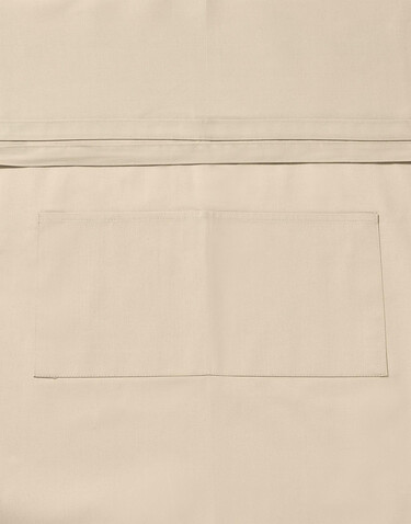 SG ACCESSORIES - BISTRO BRUSSELS - Short Recycled Bistro Apron with Pocket, White, One Size bedrucken, Art.-Nr. 960590000