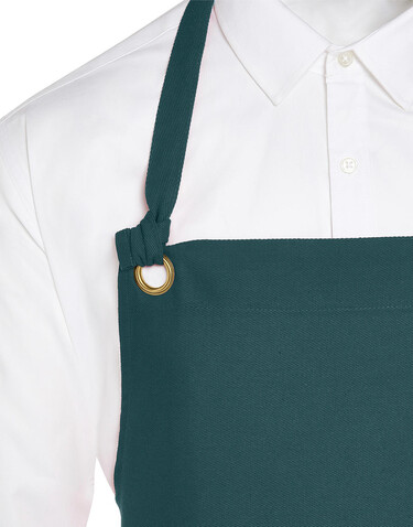 SG ACCESSORIES - BISTRO PROVENCE - Eyelet Bib Apron with Pocket, Natural, One Size bedrucken, Art.-Nr. 963590080