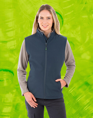 Result Women`s Recycled 2-Layer Printable Softshell B/W, Black, XS bedrucken, Art.-Nr. 965331012