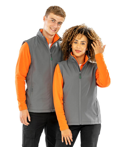 Result Women`s Recycled 2-Layer Printable Softshell B/W, Black, XS bedrucken, Art.-Nr. 965331012