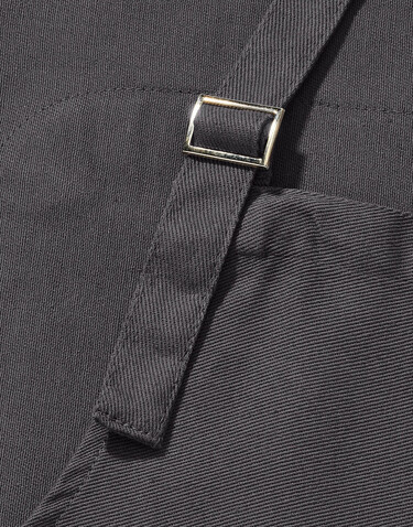 SG ACCESSORIES - BISTRO LISBON - Organic Heavyweight Bib Apron with Pocket, Black, One Size bedrucken, Art.-Nr. 970591010