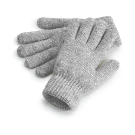 Beechfield Cosy Ribbed Cuff Gloves, Grey Marl, One Size bedrucken, Art.-Nr. 979691390