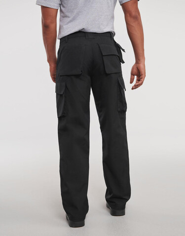 Russell Europe Heavy Duty Workwear Trouser Length 34, Black, 46&quot; (117cm) bedrucken, Art.-Nr. 980001010