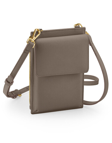 Bag Base Boutique Cross Body Phone Pouch, Black, One Size bedrucken, Art.-Nr. 990291010