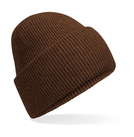 Beechfield Classic Engineered Deep Cuffed Beanie, Walnut, One Size bedrucken, Art.-Nr. 990697140