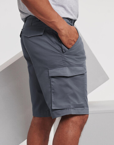 Russell Europe Twill Workwear Shorts, Black, 42&quot; (106cm) bedrucken, Art.-Nr. 991001018