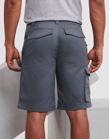 Russell Europe Twill Workwear Shorts, Black, 42&quot; (106cm) bedrucken, Art.-Nr. 991001018