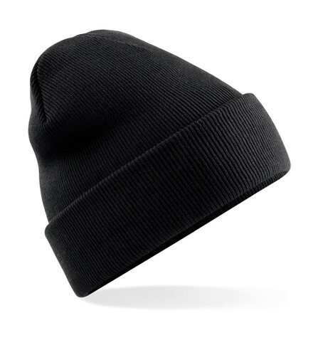 Beechfield Polylana® Original Cuffed Beanie, Black, One Size bedrucken, Art.-Nr. 992691010