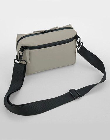 Bag Base Matte PU Cross Body Bag, Black, One Size bedrucken, Art.-Nr. 995291010