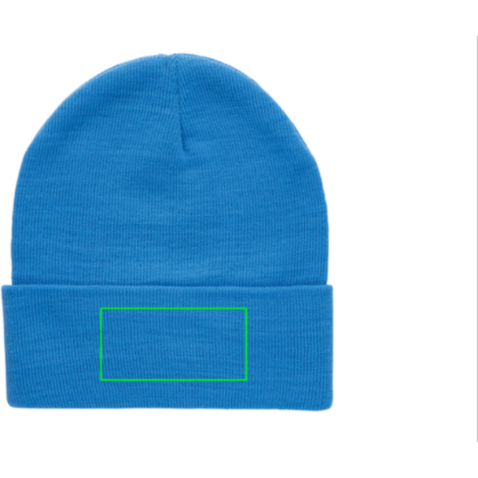 Impact Polylana® Beanie mit AWARE™ Tracer tranquil blue bedrucken, Art.-Nr. P453.485