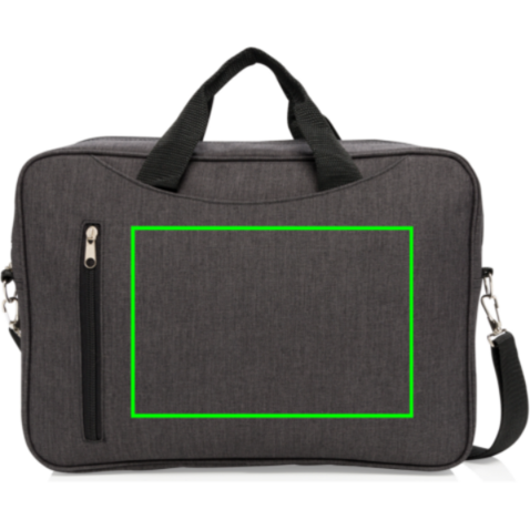 Basic 15” Laptop-Tasche anthrazit bedrucken, Art.-Nr. P730.021