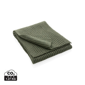 Impact AWARE™ Polylana® Strickschal 180x25cm grün bedrucken, Art.-Nr. P453.447 Impact AWARE™ Polylana® Strickschal 180x25cm grün bedrucken, Art.-Nr. P453.447