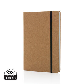 Stoneleaf A5 Notizbuch aus Kork und Steinpapier braun bedrucken, Art.-Nr. P774.589 Stoneleaf A5 Notizbuch aus Kork und Steinpapier braun bedrucken, Art.-Nr. P774.589