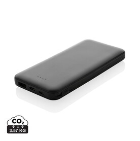 Lockhart 10.000mAh Powerbank aus RCS Kunststoff schwarz bedrucken, Art.-Nr. P322.431