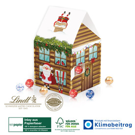 Adventshaus Lindt „Edition“ Organic bedrucken, Art.-Nr. 55364-W