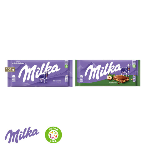 Schokolade von Milka, 100 g bedrucken, Art.-Nr. 91013-W