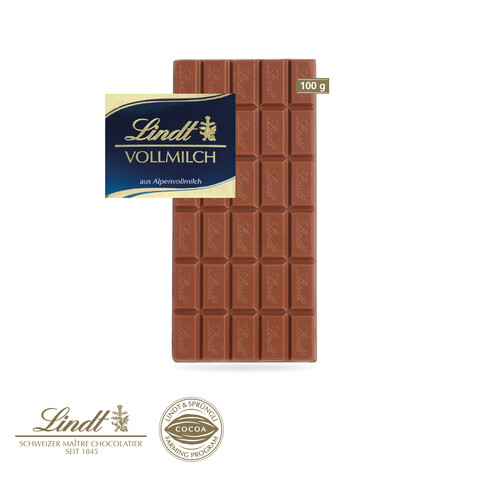 Premium Schokolade von Lindt, 100 g, EXPRESS bedrucken, Art.-Nr. 91270-Express-W