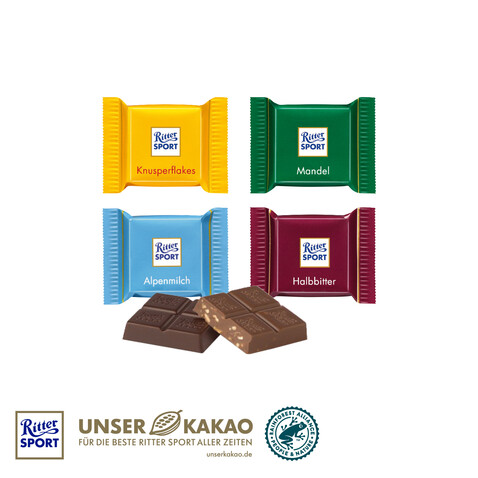 Adventskalender Cube „XL“ mit Ritter SPORT Schokolade bedrucken, Art.-Nr. 95386-W