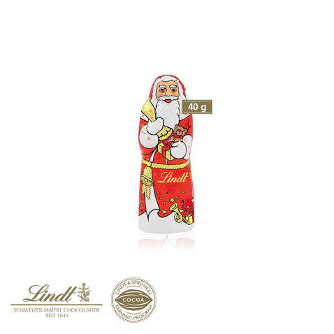 Weihnachtsmann von Lindt, 40 g bedrucken, Art.-Nr. 95456-W