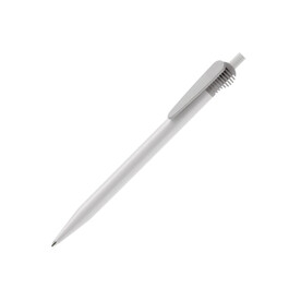 Kugelschreiber Cosmo Hardcolour - Weiss / Silber bedrucken, Art.-Nr. LT87610-N0105