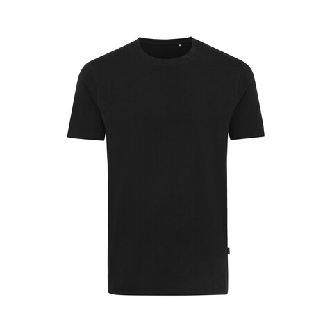 Iqoniq Bryce T-Shirt aus recycelter Baumwolle schwarz bedrucken, Art.-Nr. T9100.001.4XL