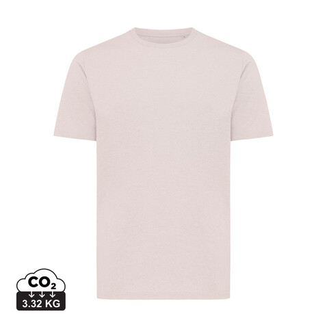 Iqoniq Sierra Lightweight T-Shirt aus recycelter Baumwolle cloud pink bedrucken, Art.-Nr. T9104.039.XS