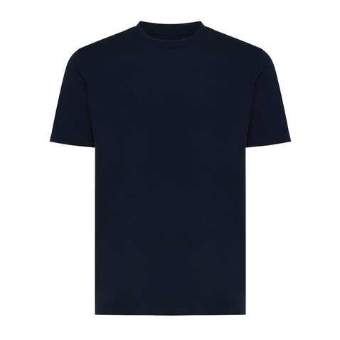 Iqoniq Sierra Lightweight T-Shirt aus recycelter Baumwolle navy blau bedrucken, Art.-Nr. T9104.002.4XL