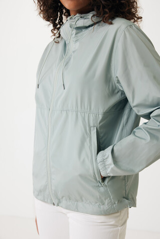 Iqoniq Logan Lightweight Jacke aus recyceltem Polyester Iceberg green bedrucken, Art.-Nr. T9701.023.XS