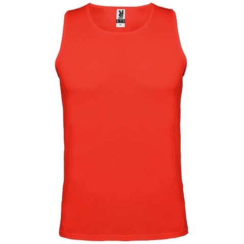 Andre Sport Top für Kinder, rot bedrucken, Art.-Nr. K03504IL