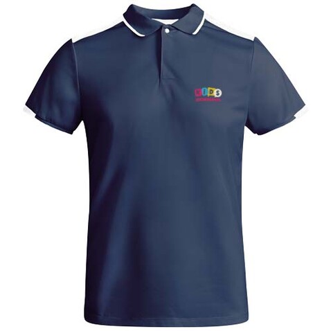 Tamil Sport Poloshirt für Kinder, Navy Blue, weiss bedrucken, Art.-Nr. K04028SH