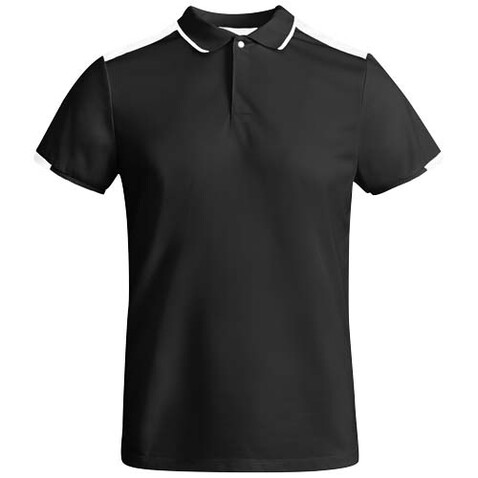 Tamil Sport Poloshirt für Kinder, schwarz, weiss bedrucken, Art.-Nr. K04028TD