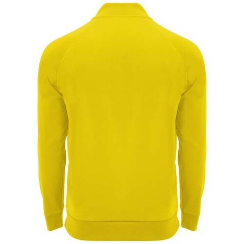 Epiro Half-Zip Sweatshirt für Kinder, gelb bedrucken, Art.-Nr. K11151BD