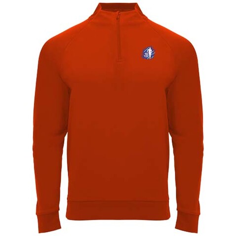 Epiro Half-Zip Sweatshirt für Kinder, rot bedrucken, Art.-Nr. K11154IO Epiro Half-Zip Sweatshirt für Kinder, rot bedrucken, Art.-Nr. K11154IO