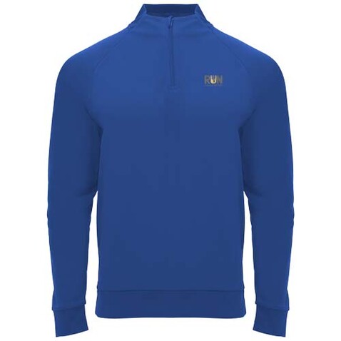 Epiro Half-Zip Sweatshirt für Kinder, royalblau bedrucken, Art.-Nr. K11154TO